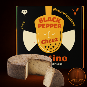 Nuttino Vegan Black Pepper Cheese 140g wellvy store