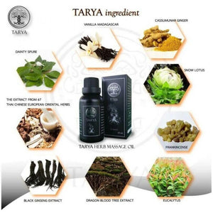 TARYA Herbal Massage Oil – Shaolin Temple Secret Formula | 100% Natural Extracts | 30ml