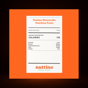 Nuttino Vegan Mozzarella Cheese Block 200g wellvy store