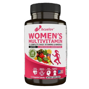 Bcuelov Women's Complete Multivitamin & Mineral Supplement - wellvy wellness store
